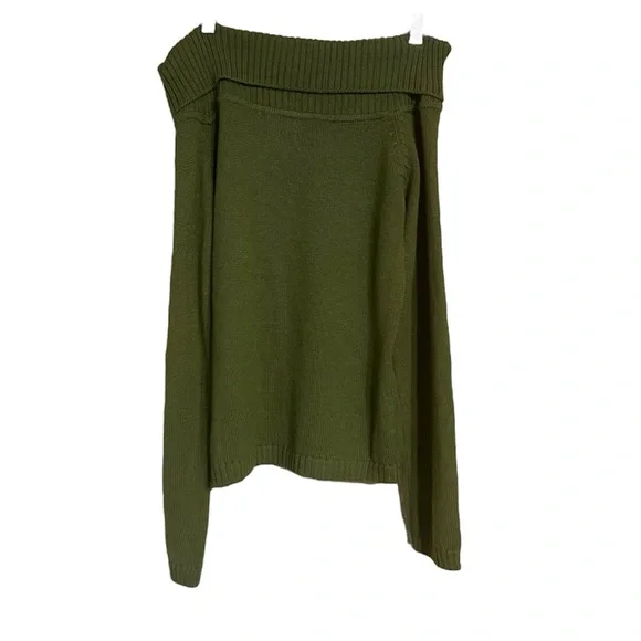 Vintage Borretti Olive Green Merino Wool Sweater Italy Made M